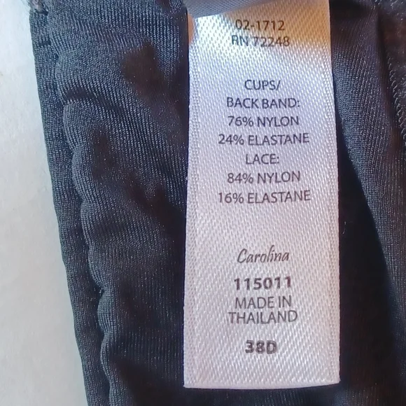 🍀HP🍀Paramour Size 38D Carolina Seamless Plunge Racerback Bra - Picture 8 of 10